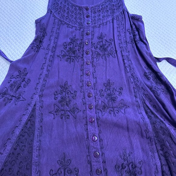 NWT Purple Summer Sleeveless Dress - Picture 7 of 16